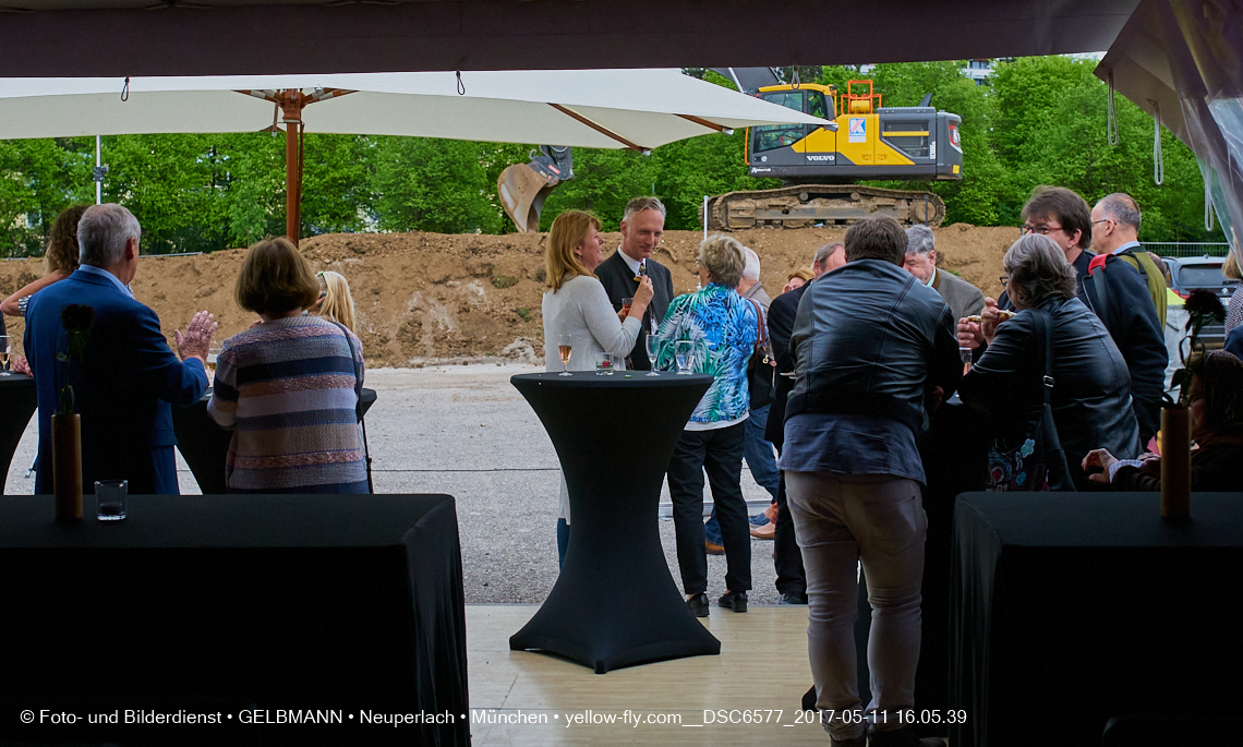 11. Mai 2017 - Grundsteinlegung für die LOGE und dem Kulturquadrat in Neuperlach